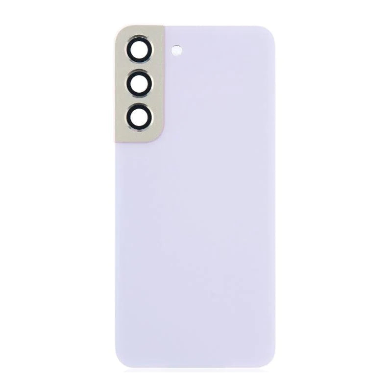 Rear Glass Battery Back Cover with Camera Lens For Samsung Galaxy S22 5G Violet